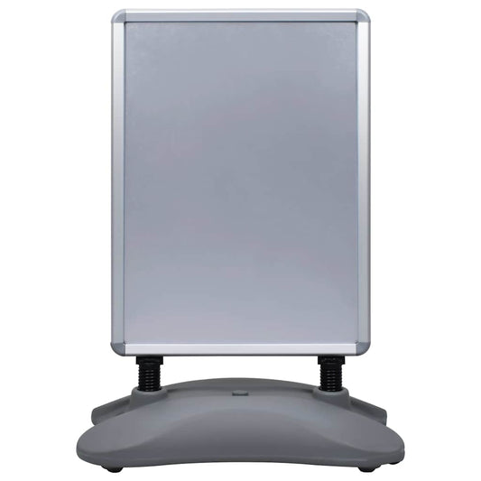 51204 vidaXL A1 Waterbase Poster Stand Grey Aluminium Alloy