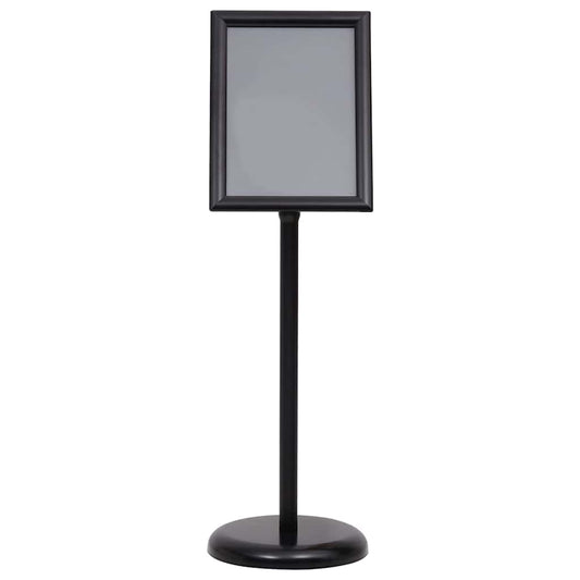 A4 Pedestal Poster Stand Black Aluminium Alloy