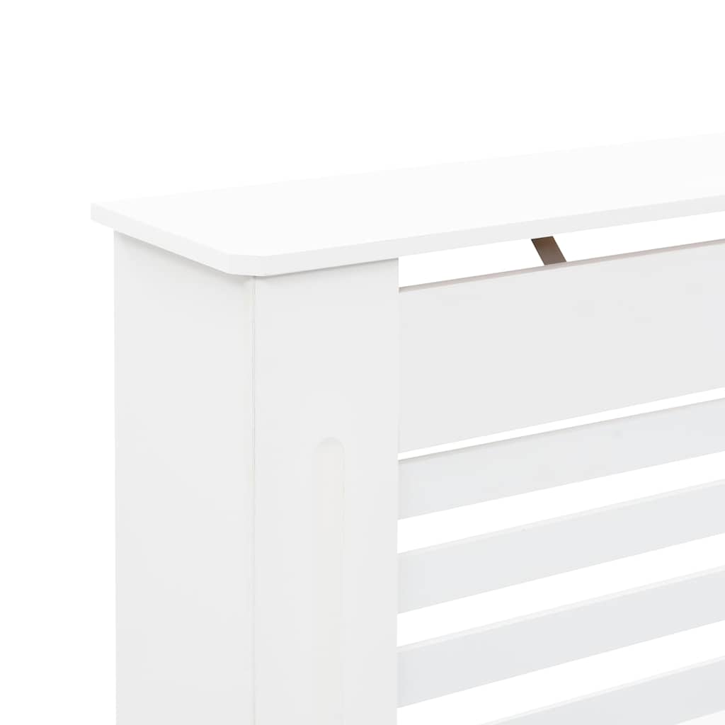 Radiator Covers 2 pcs White 112x19x81,5 cm MDF