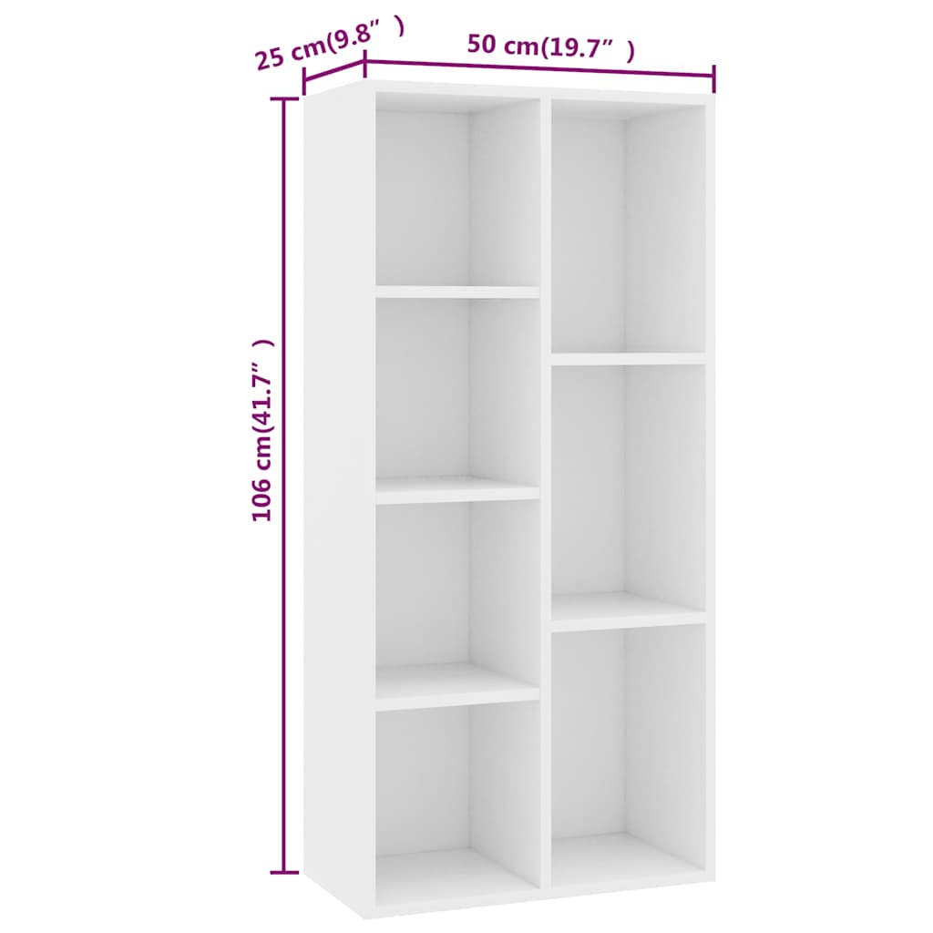 Book Cabinet | White | Engineered Wood | Medium | Book Cabinet