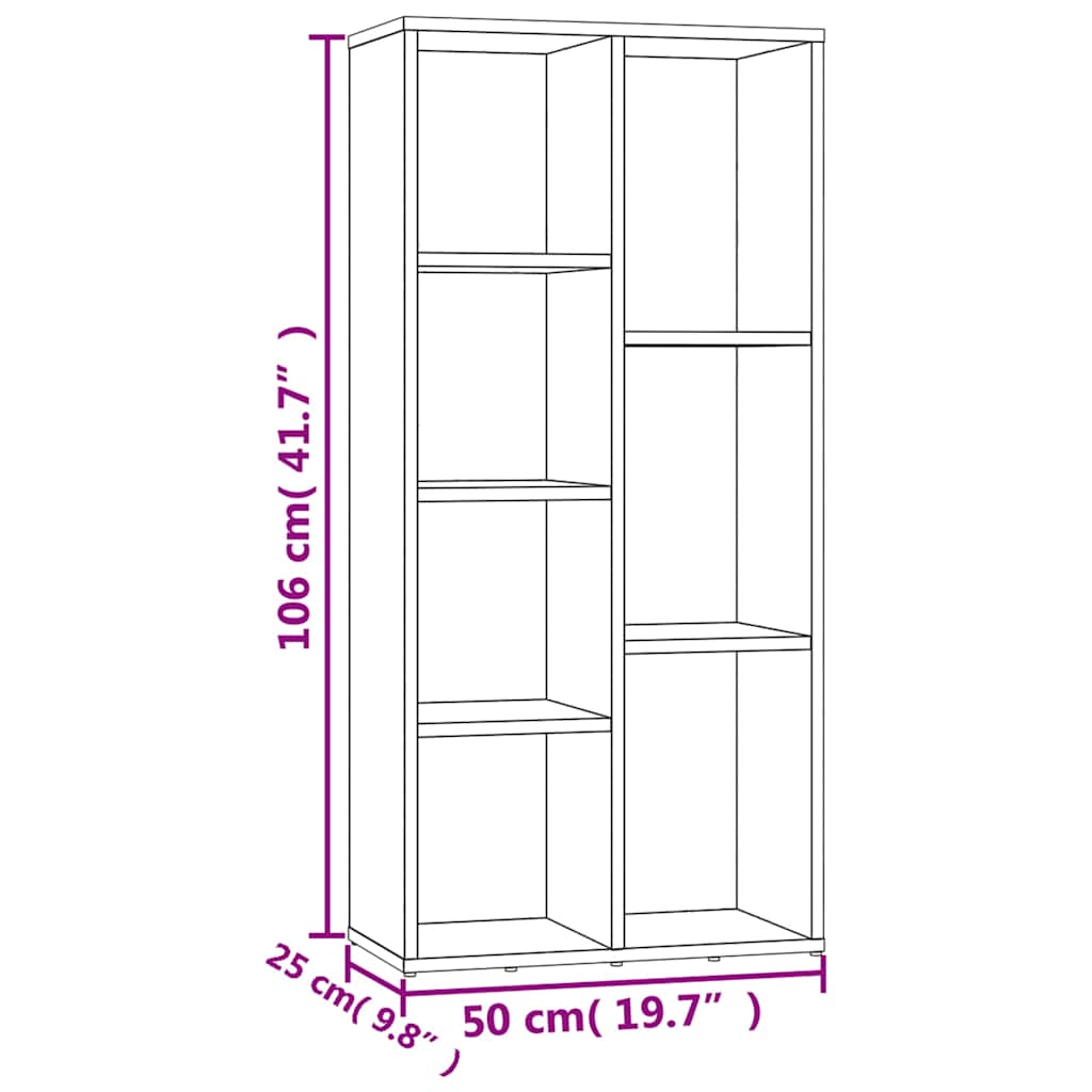 Book Cabinet | Sonoma oak | Engineered wood | Medium | Book Cabinet