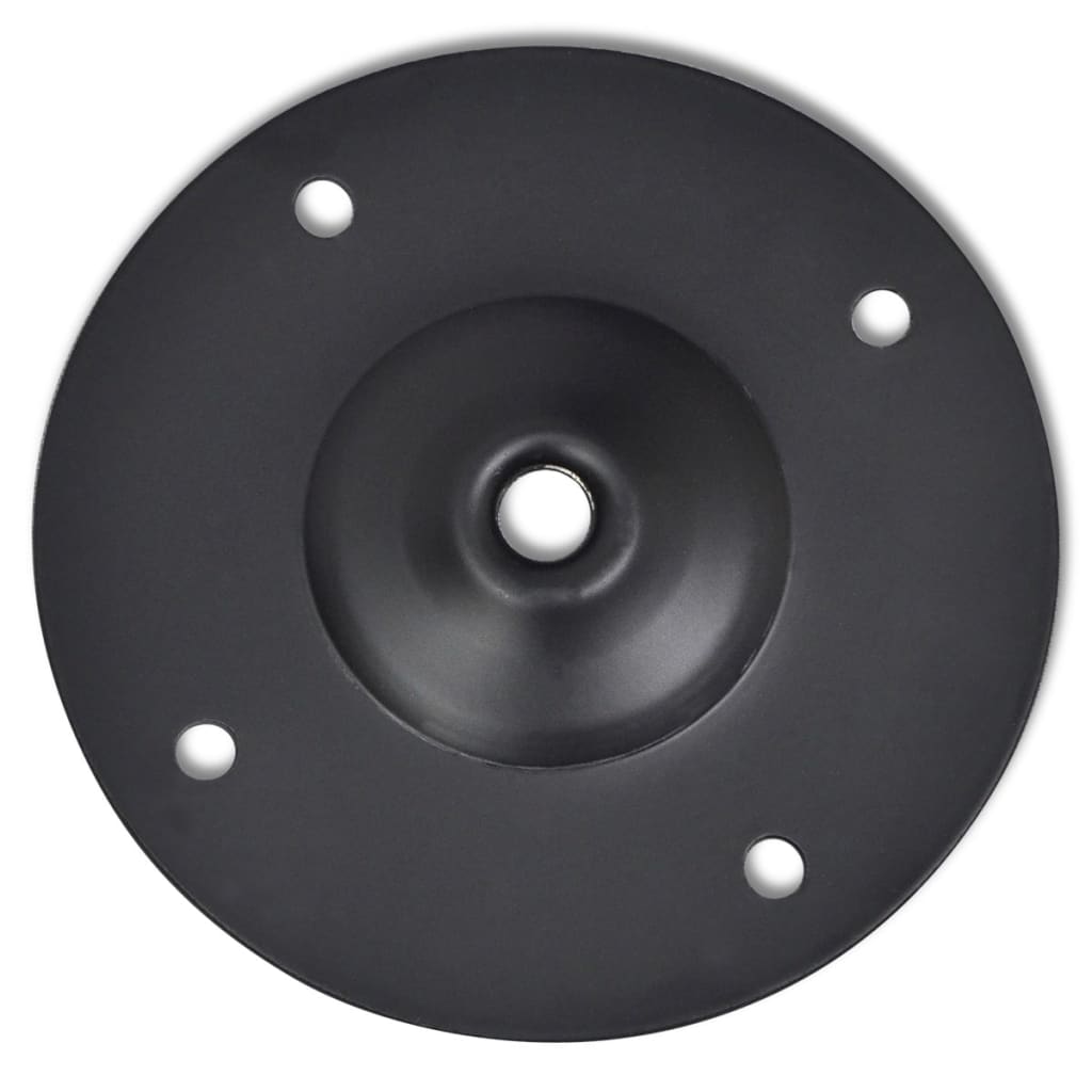 Telescopic Table Legs 4 pcs Black 710 mm-1100 mm