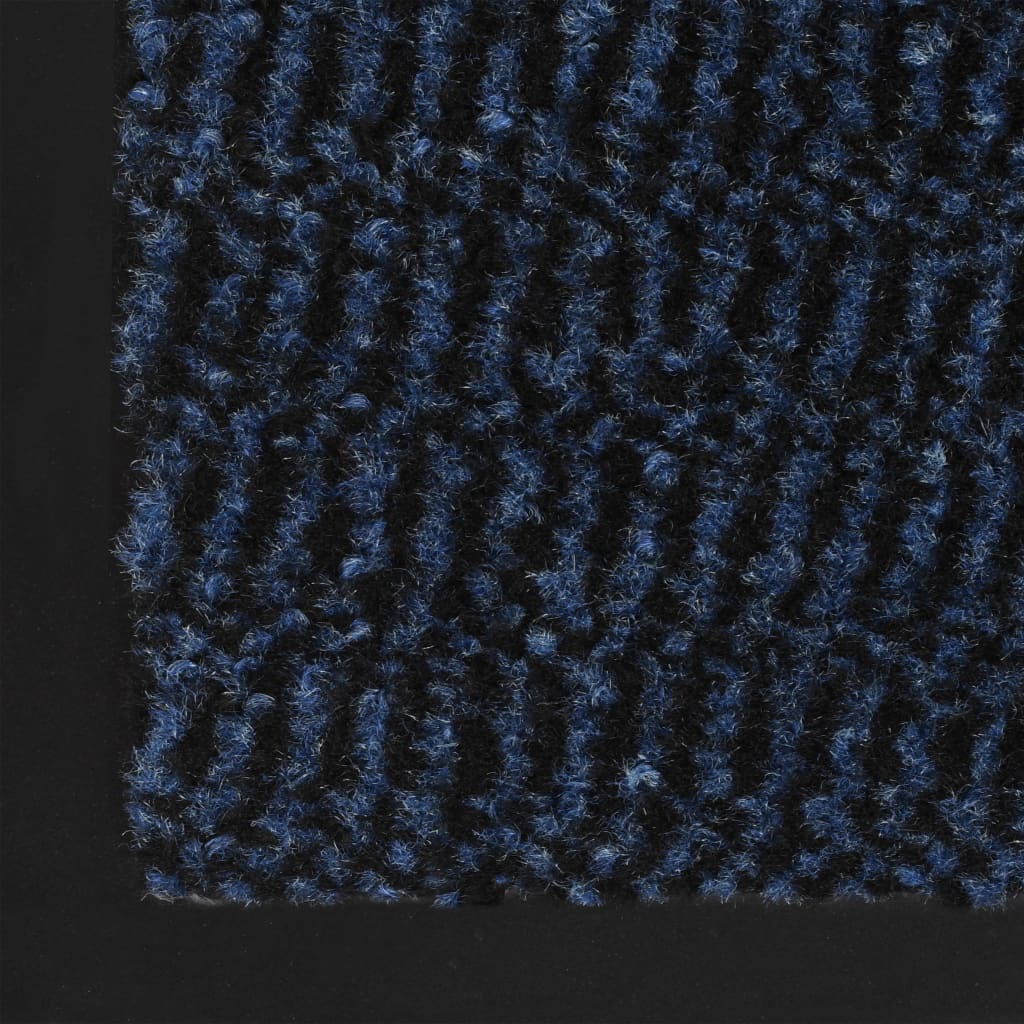 Dust Control Mats 2 pcs Rectangular Tufted 40x60 cm Blue