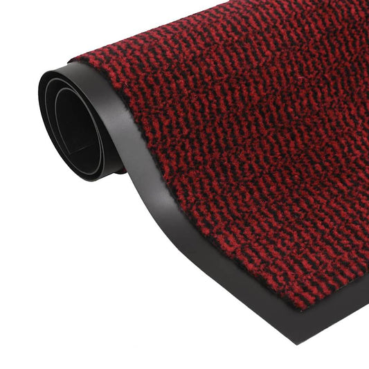 Door Mat | Set of 2 | Red | Tufted polypropylene with rubber backing