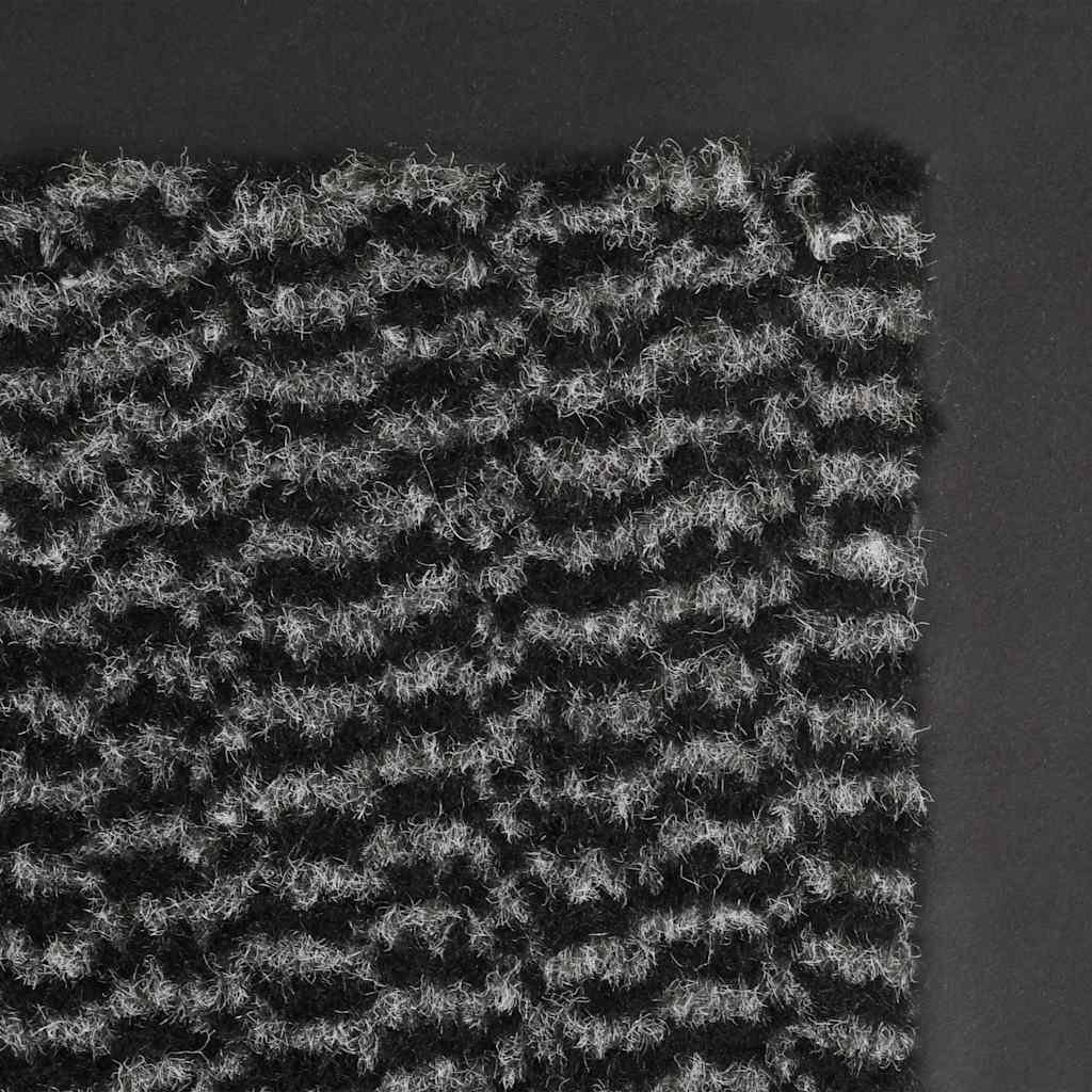 Door Mat | Set of 2 | Anthracite | Tufted fabric with rubber backing