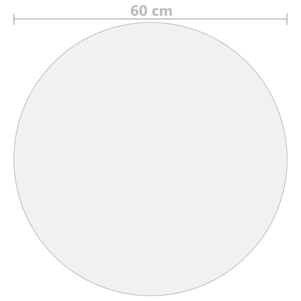 Table Protector | Clear | PVC | 60 cm diameter