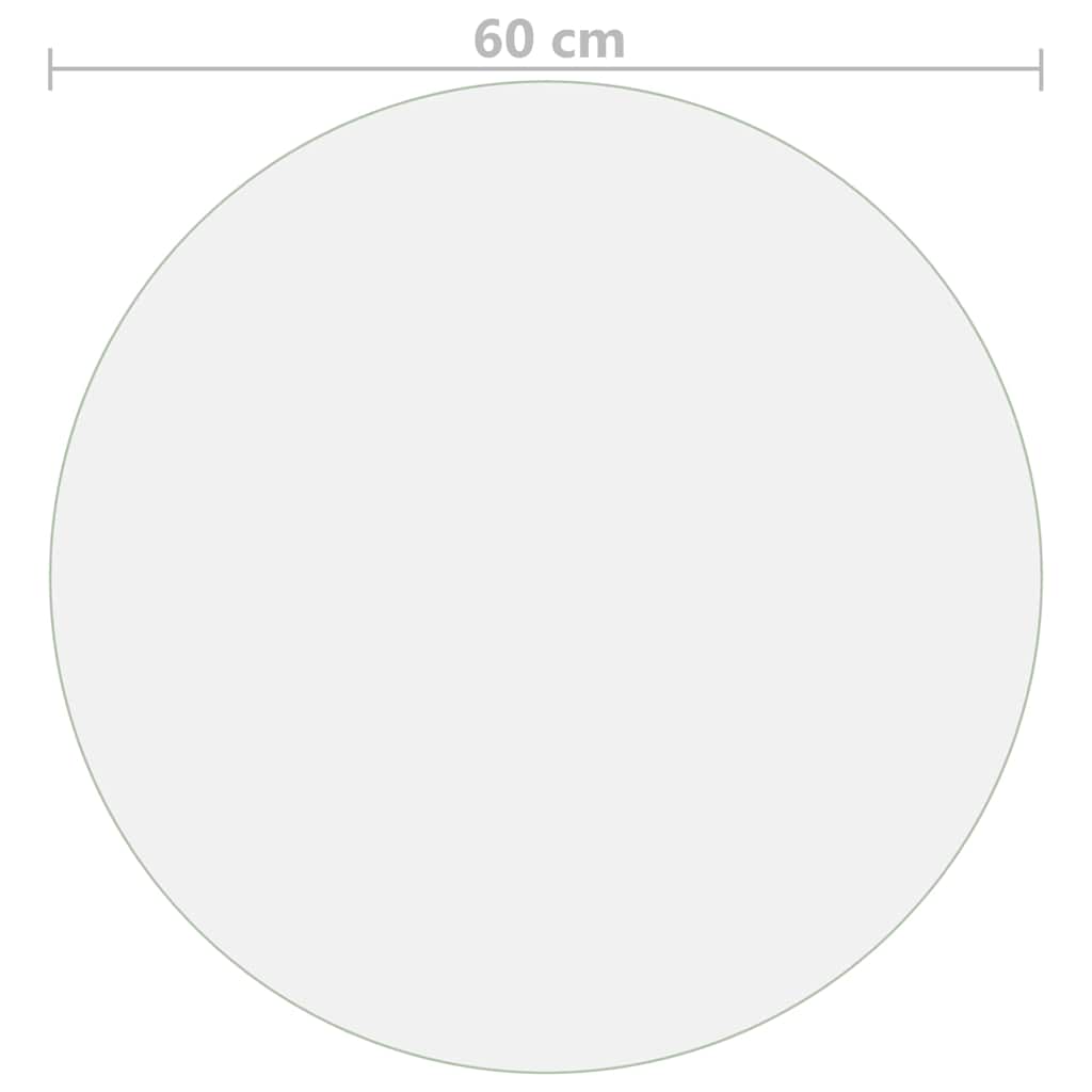 Table Protector | Transparent | PVC | 60 cm diameter | Table Protector