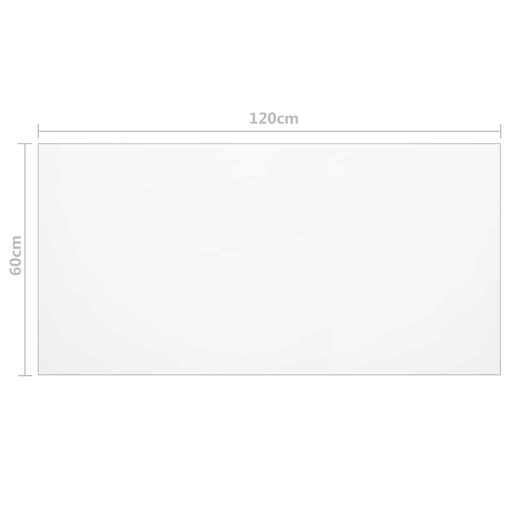 Table Protector | Transparent | PVC | 120x60 cm | Waterproof materials