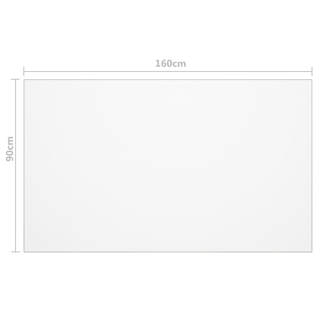 Table Protector Matt 160x90 cm 1.6 mm PVC