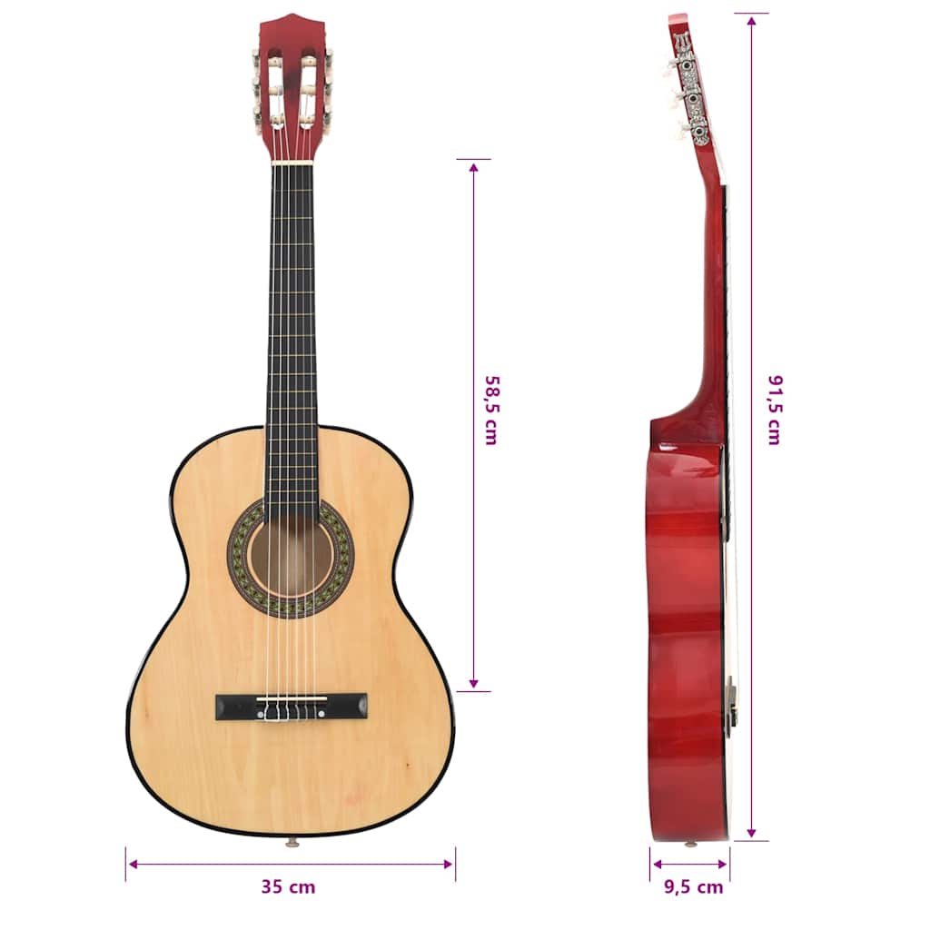 Classical Guitar for Beginner and Kid 3/4 36 Basswood
