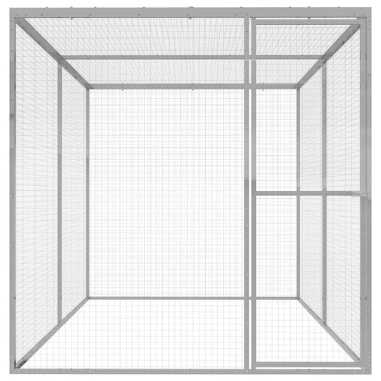 Cat Cage 3x1.5x1.5 m Galvanised Steel