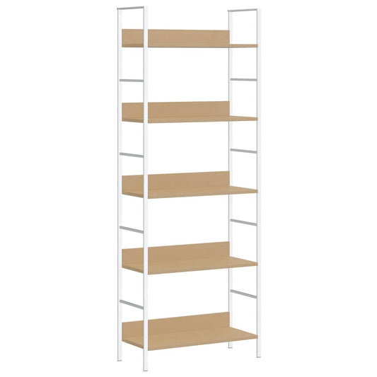 Shelf Cabinet | Oak and white | Engineered wood, steel