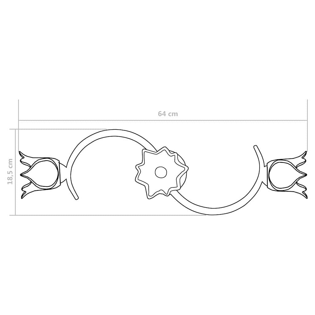 Ceiling Lamp | Satin Chrome, Transparent
