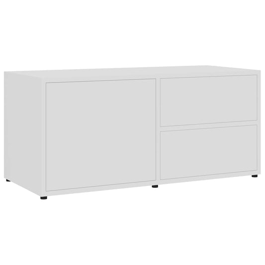 Tv Cabinet | White | Engineered Wood | Medium | Tv Cabinet | Rectangular