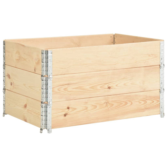 Pallet Collars 3 pcs 50x100 cm Solid Pine Wood