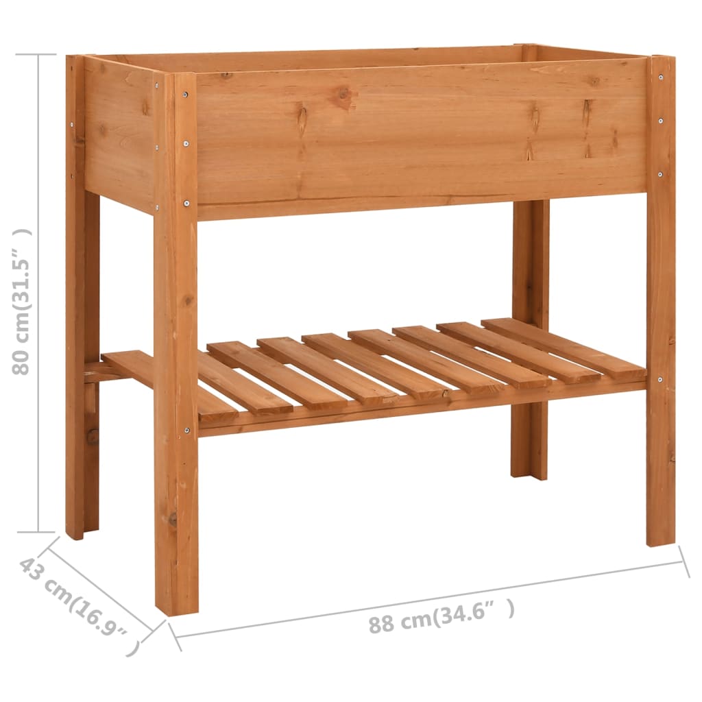 Planter | Natural Wood | Firwood with water-based paint | Medium