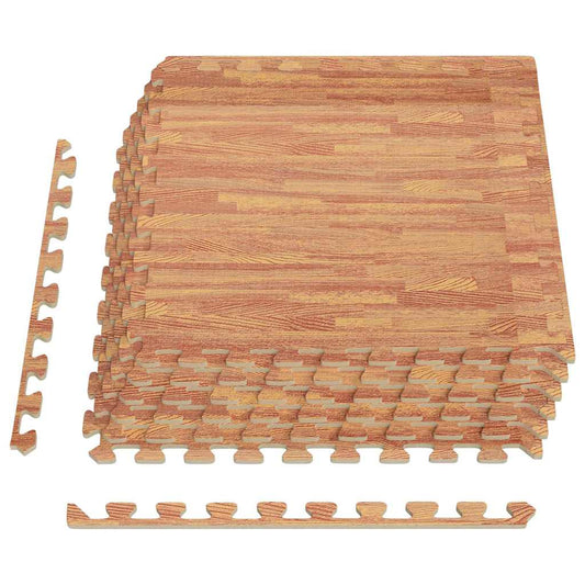 Floor Mats 6 pcs Wood Grain 2.16 ㎡ EVA Foam