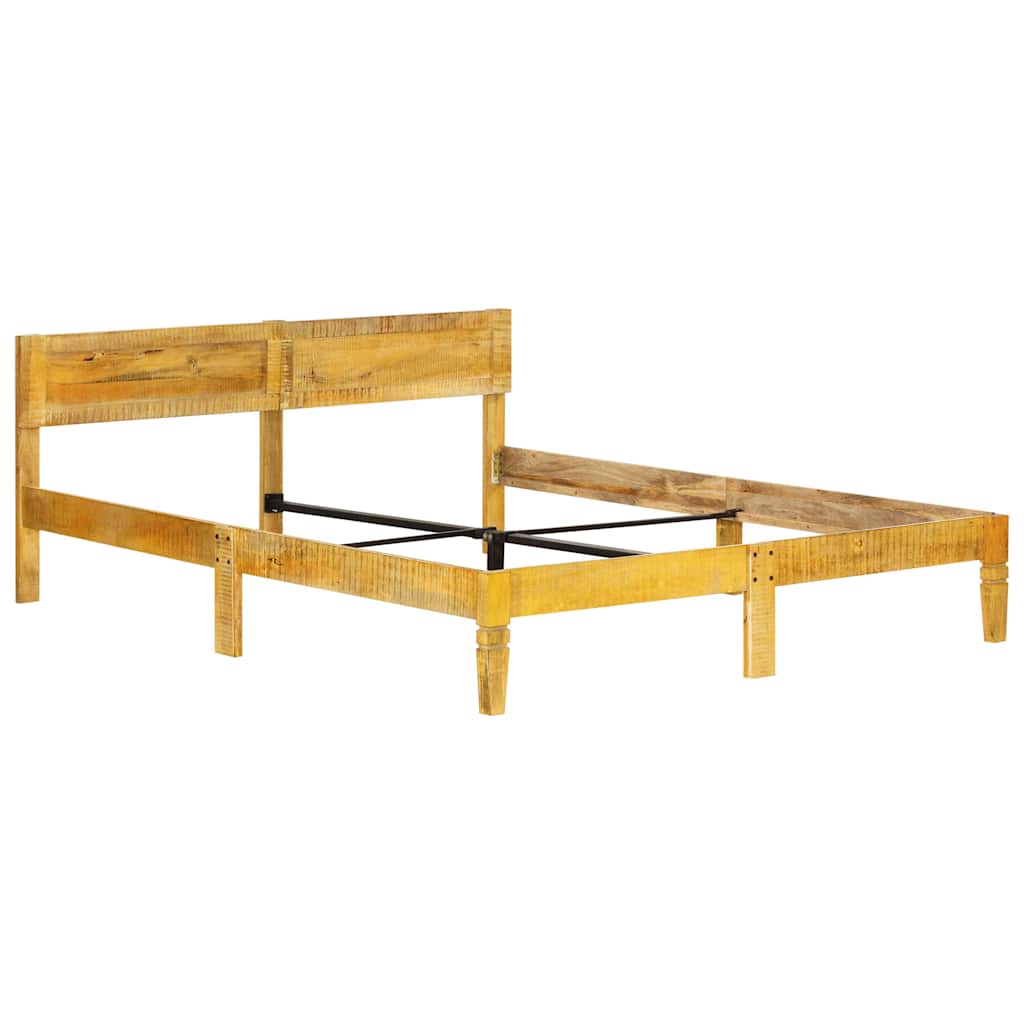 Bed Frame | Natural Wood | Solid Mango Wood | Super King | Durable