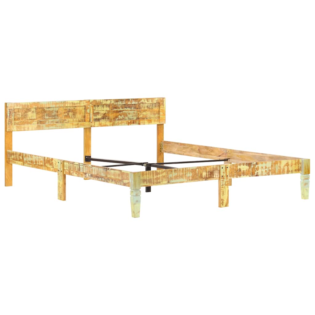 Bed Frame | Reclaimed Wood Finish | Solid Reclaimed Wood | Super King