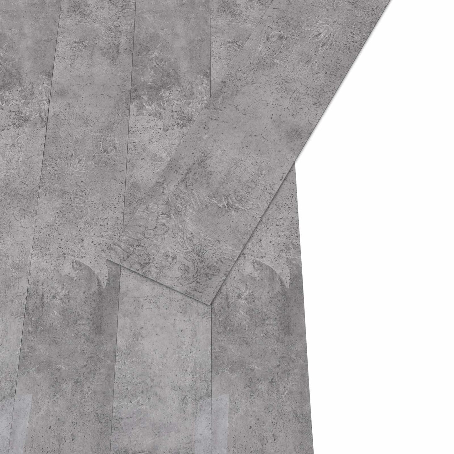 Flooring Planks Cement Brown 5.02 m² 36 pcs PVC