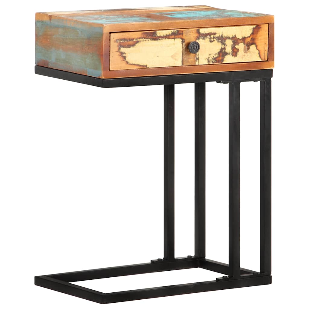Side Table | Natural wood | Solid Reclaimed Wood | Compact | Side Table