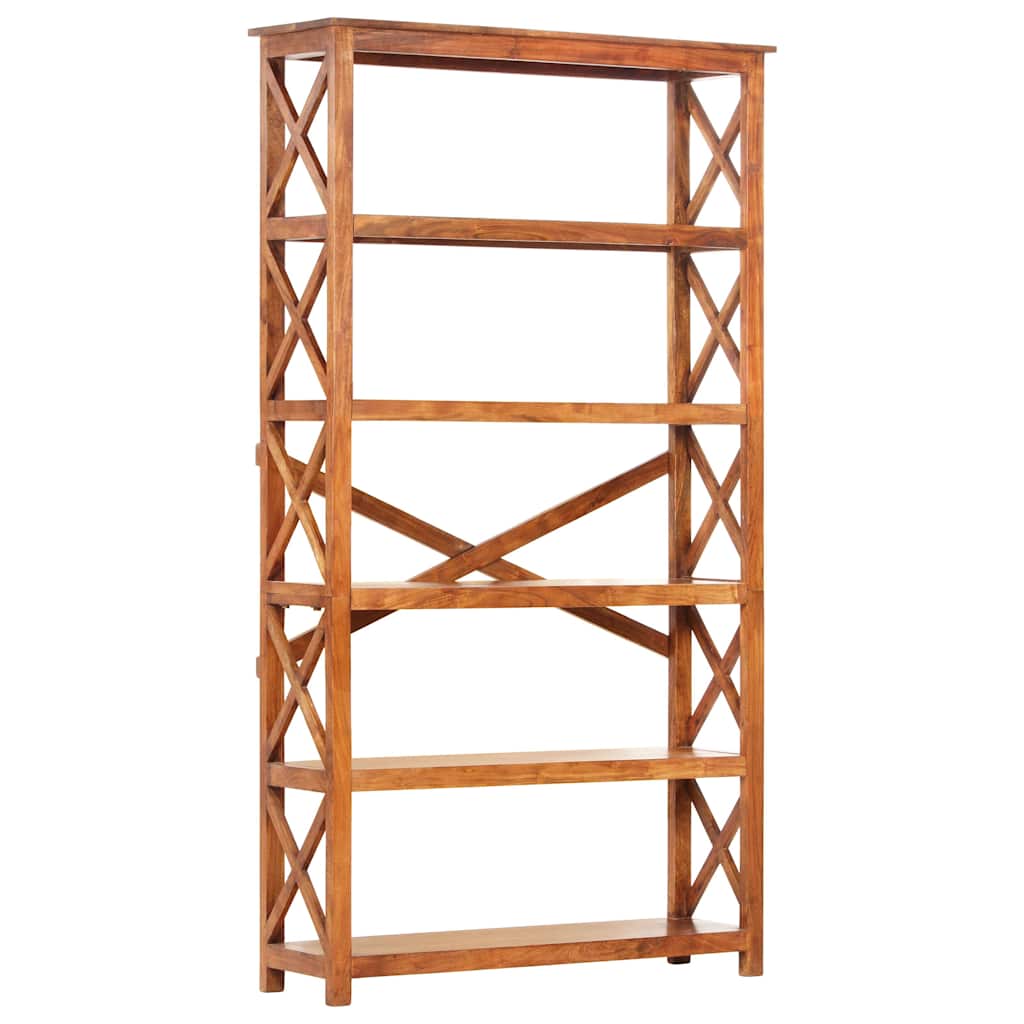 Bookshelf | Honey | Solid Acacia wood | Large | Bookshelf | Rectangular
