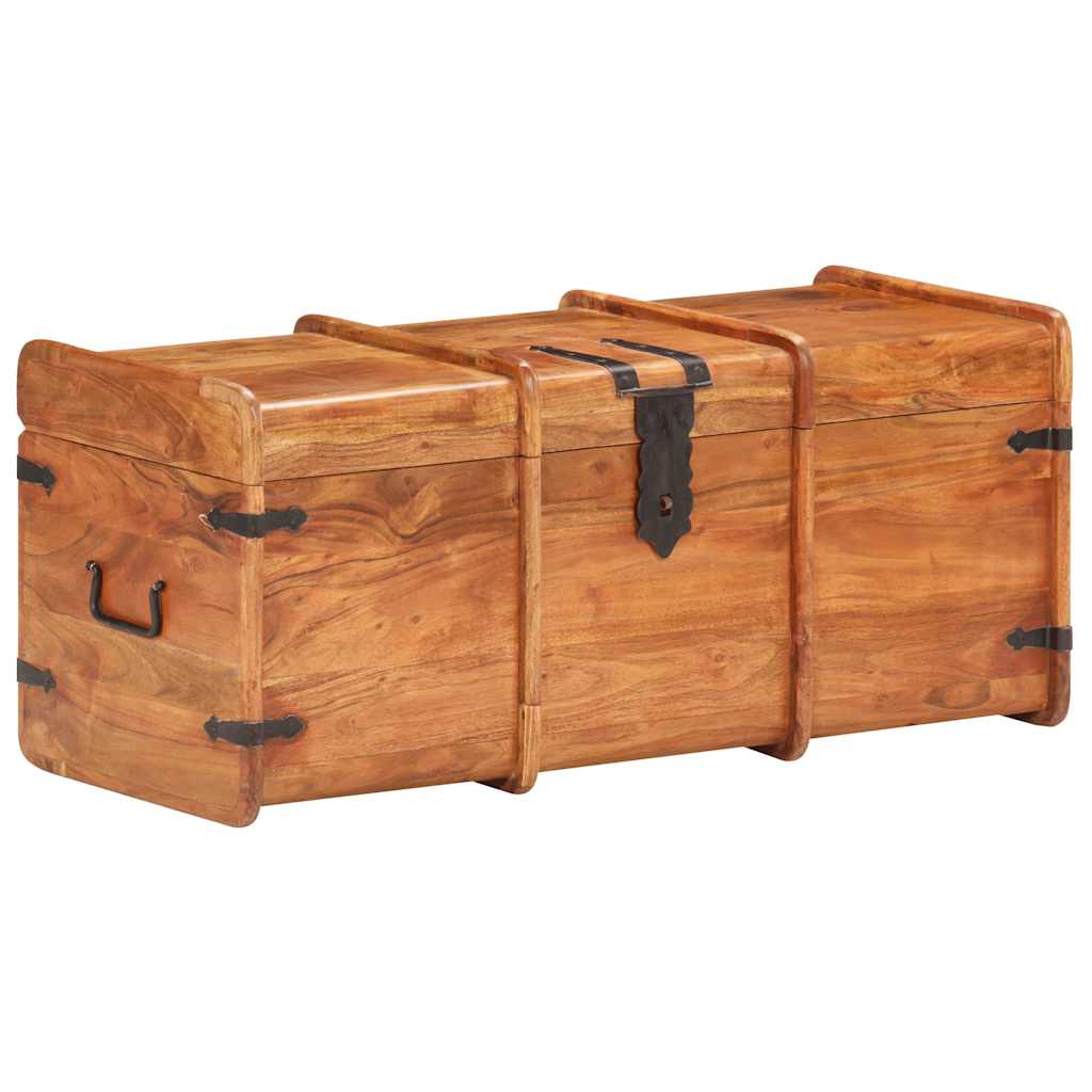 Storage Chest | Natural Acacia | Solid Acacia Wood, Iron | Standard
