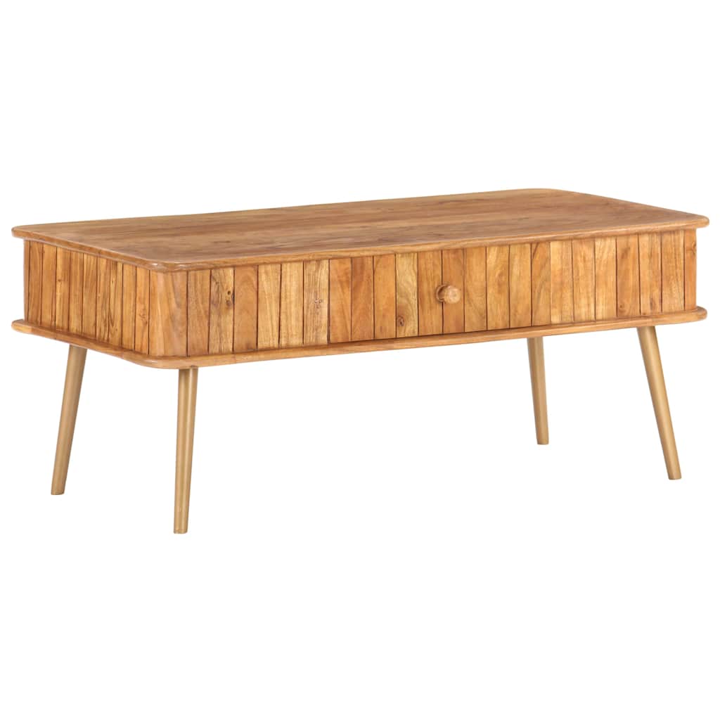 Coffee Table | Honey | Solid Acacia Wood | 100x50x40 cm | Coffee Table