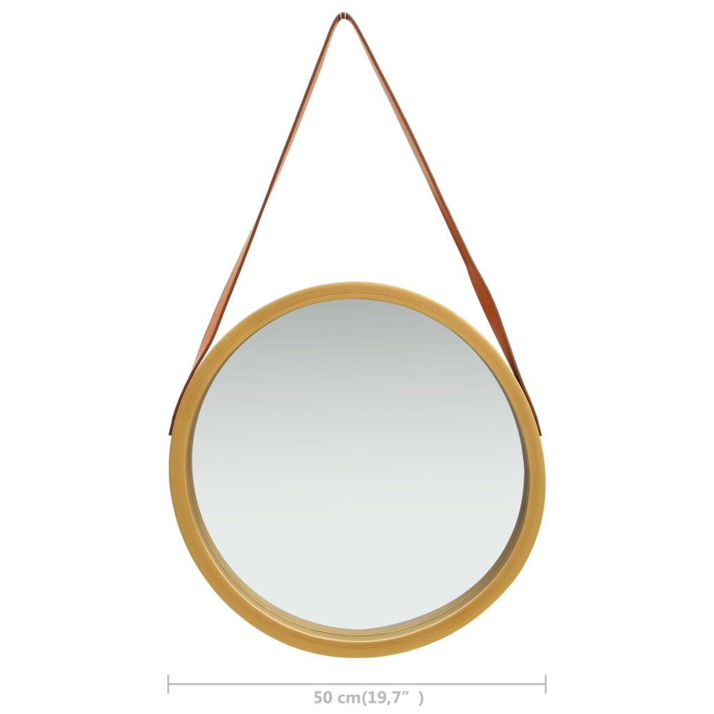 Wall Mirror | Gold and brown