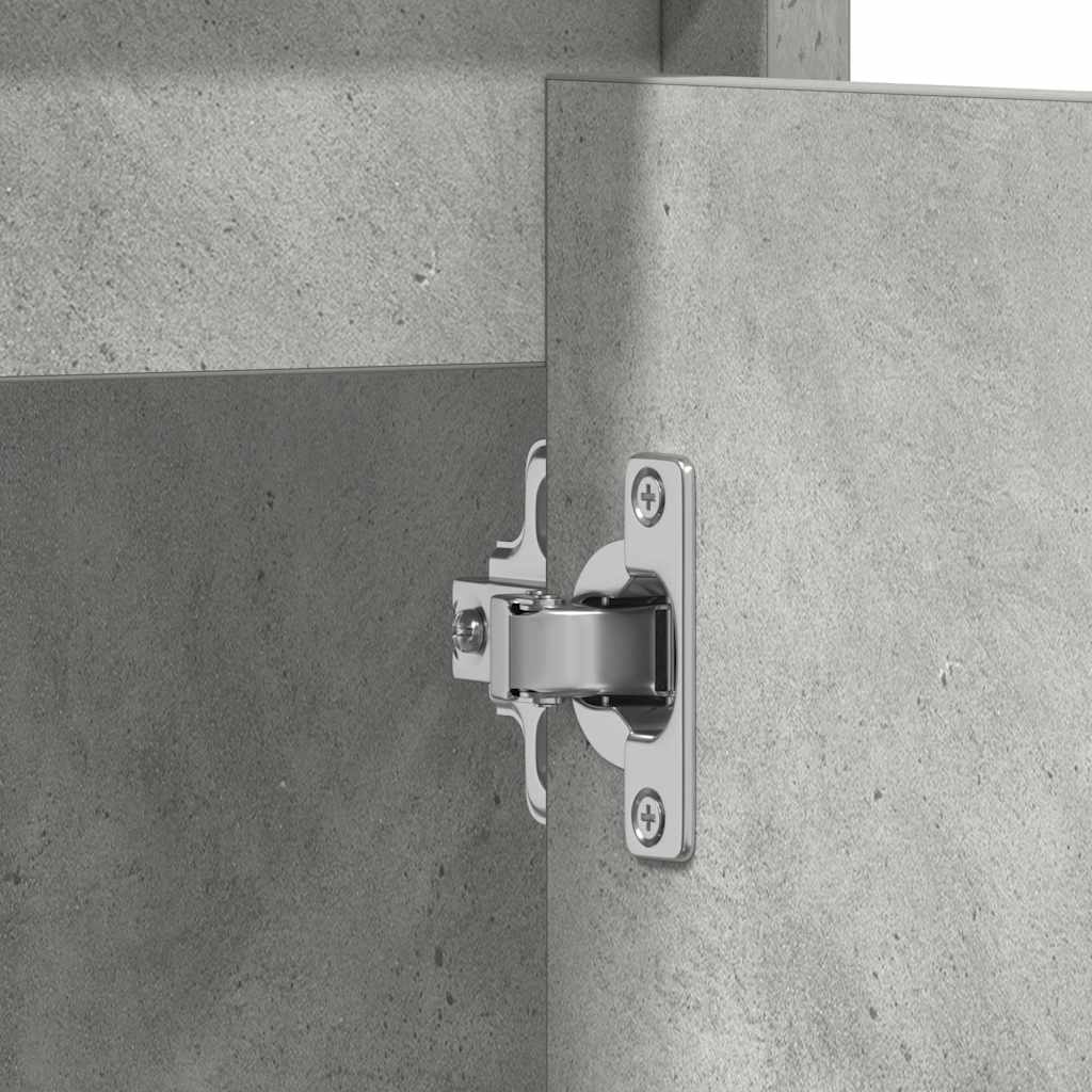 Bathroom Cabinet Concrete Grey 60x33x60 cm Engineered Wood
