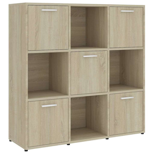 Book Cabinet | Sonoma Oak | Engineered Wood | Medium | Book Cabinet