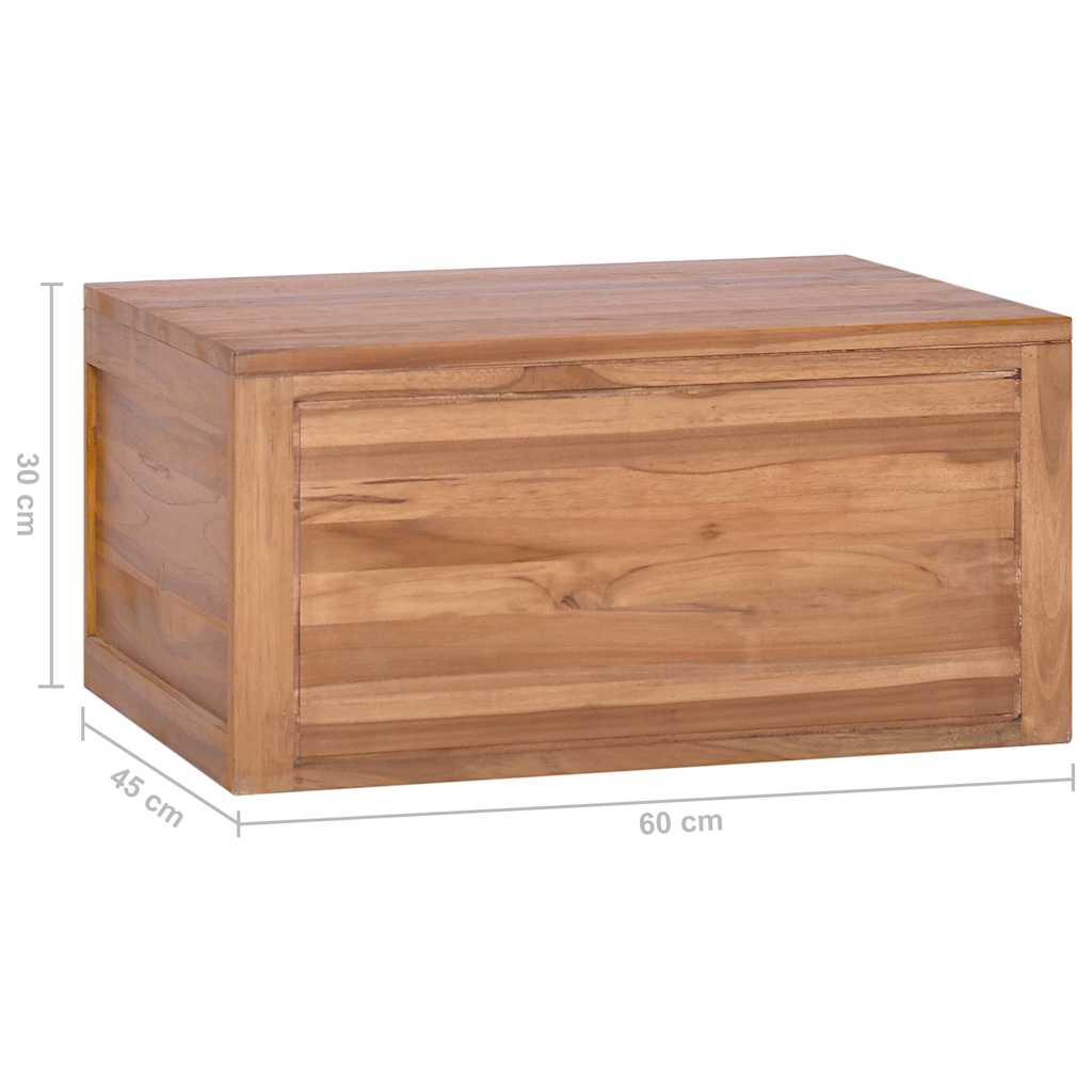 Bathroom Cabinet | Natural | Teak wood | Medium | Wall mounting