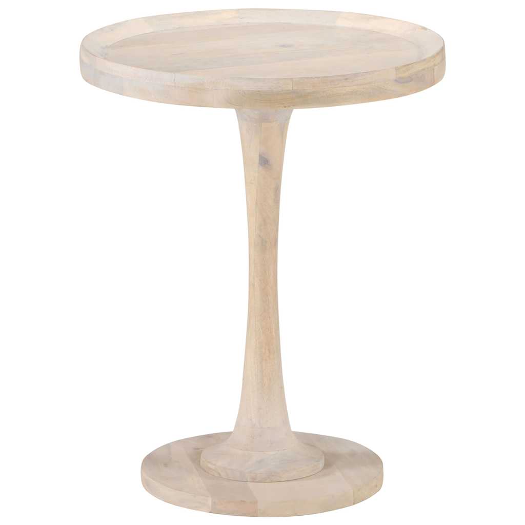 Side Table | Natural Bleach | Solid Mango Wood | Ø 60x75 cm | Durable