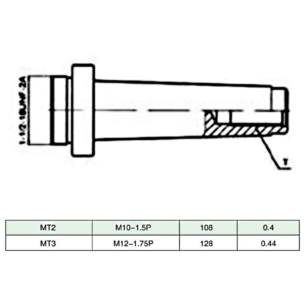 15 Pieces Boring Tool Set 50 mm Boring Head MT3-F1-12