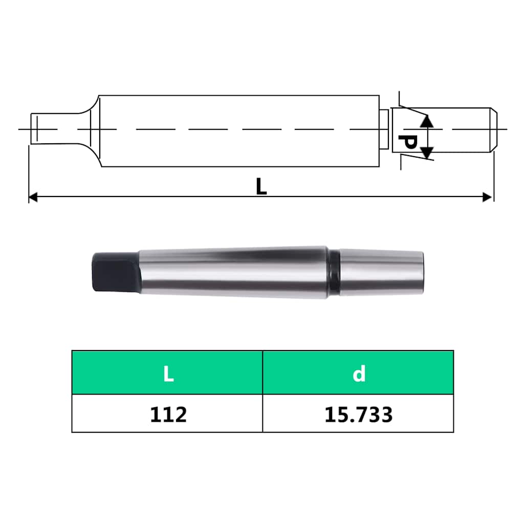 Quick Release Drill Chuck MT2-B16 with 13 mm Clamping Range 1-13B16