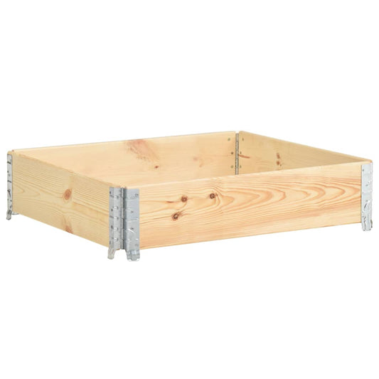 Raised Bed 100x100 cm Solid Pine Wood