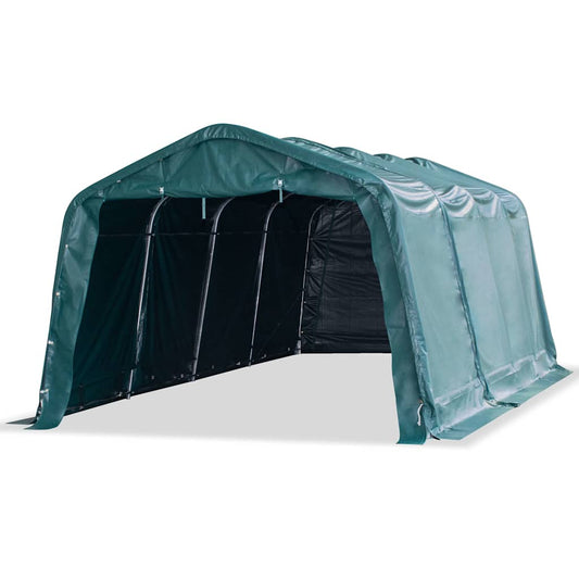 Livestock Tent | Dark Green | PVC | 3.3x6.4 m | Collapsible