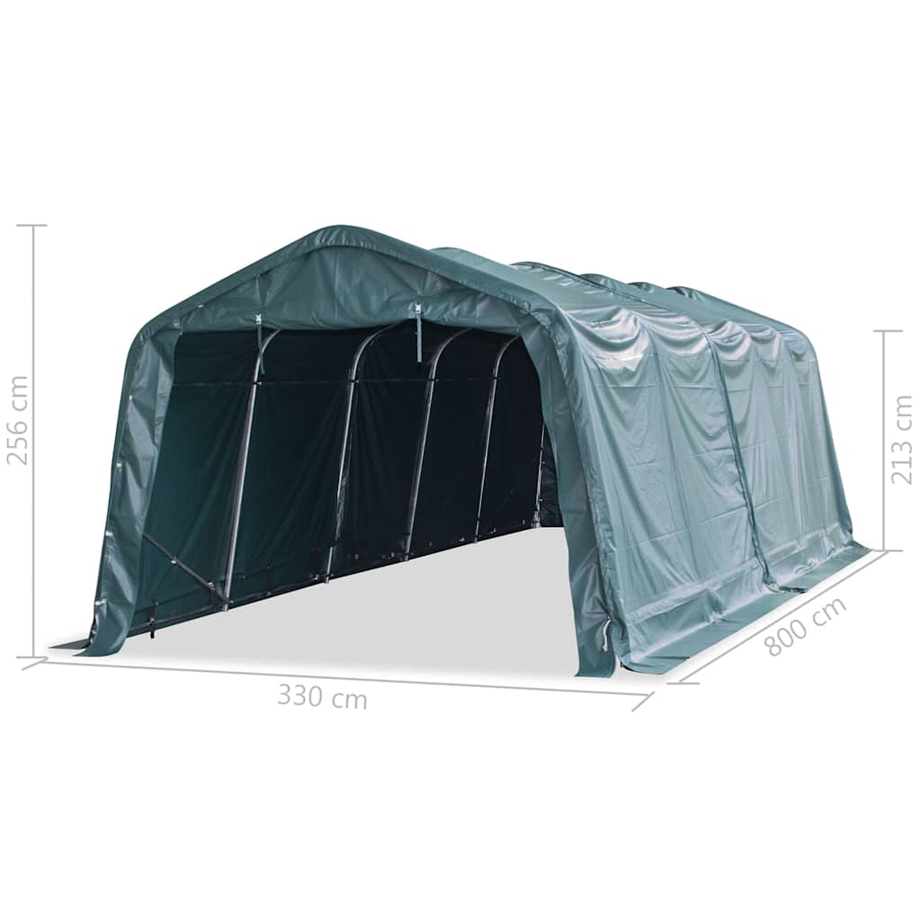 Livestock Tent | Dark Green | PVC | Large | Detachable | Livestock Tent