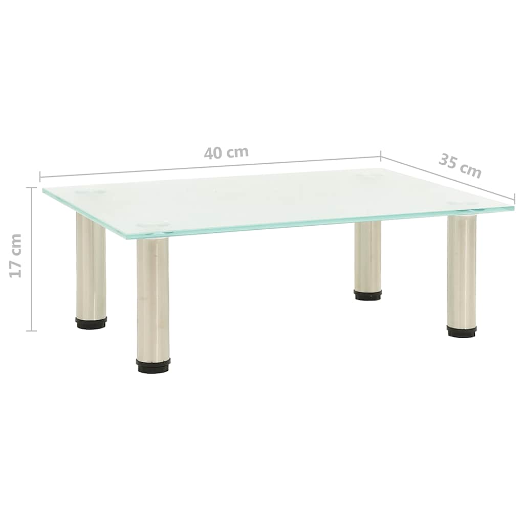 Tv Stand | Frosted Glass | Tempered glass, stainless steel