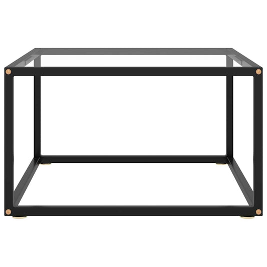 Coffee Table | Black and transparent