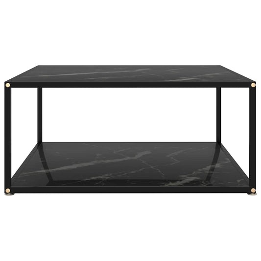 Coffee Table | Black | Tempered glass, powder-coated steel