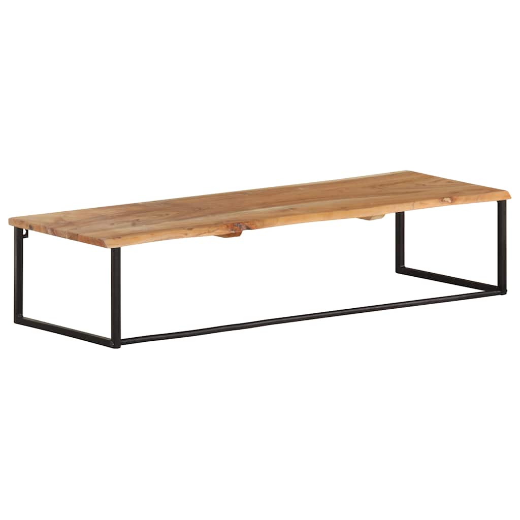 Peg | Brown | Solid Acacia Wood, Powder-Coated Iron | 100x35x22 cm