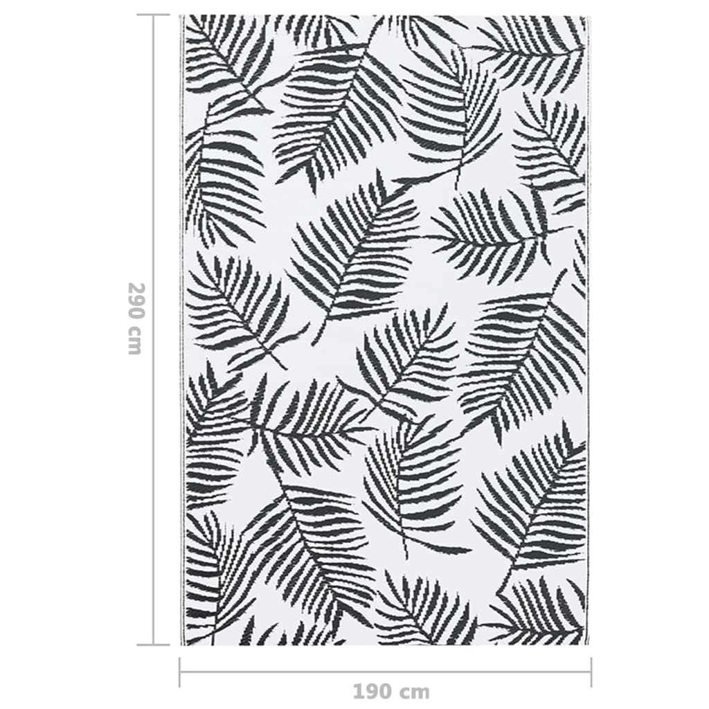 Outdoor Carpet | White and black | Polypropylene | Large