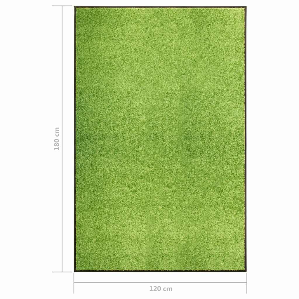 Door Mat | Green | Polyamide surface with PVC backing | 120 cm x 180 cm
