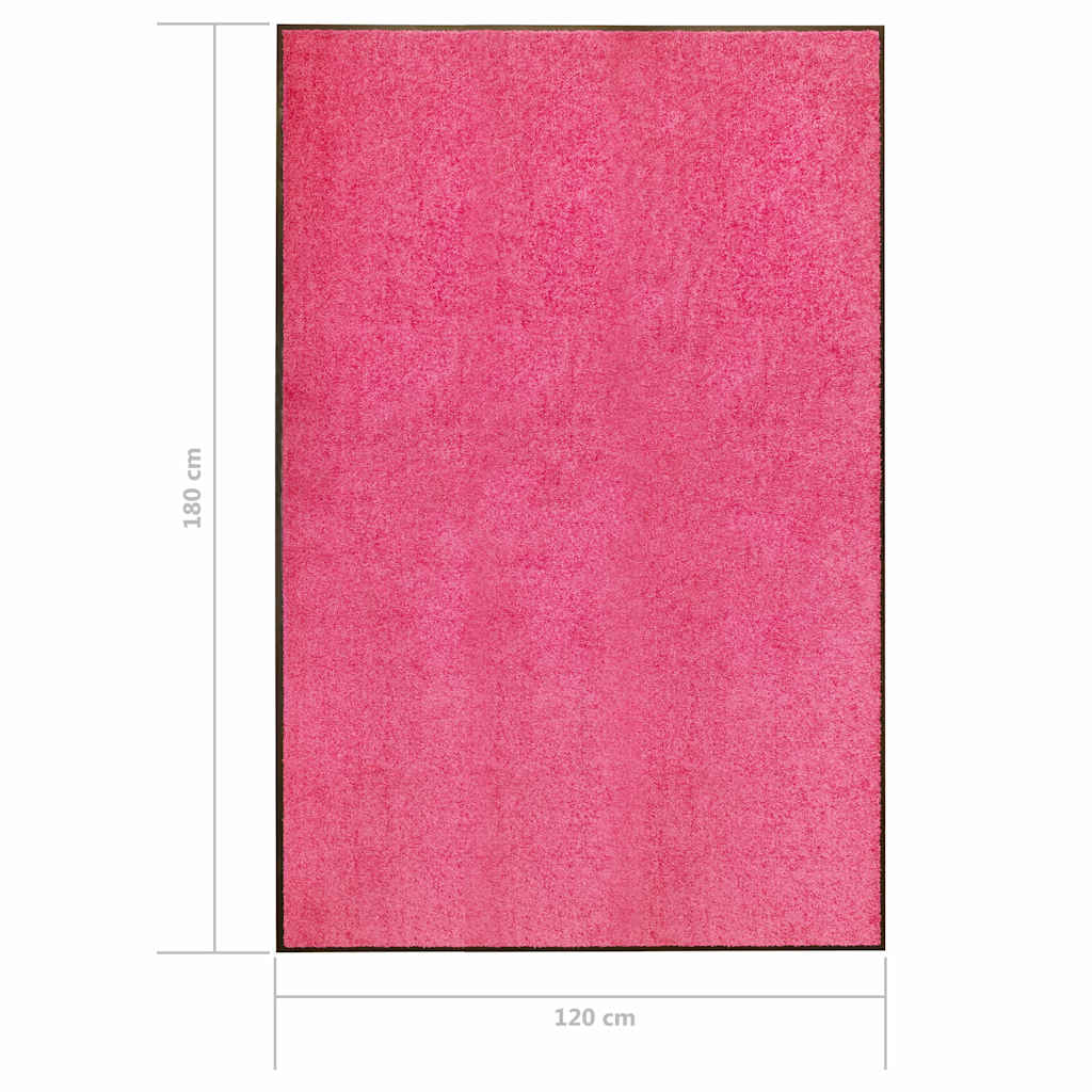 Doormat Washable Pink 120x180 cm