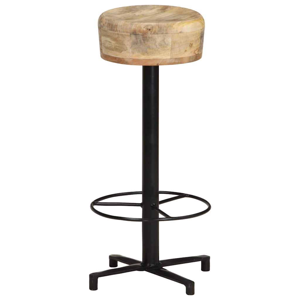 Bar Stool | Set of 2 | Natural Wood