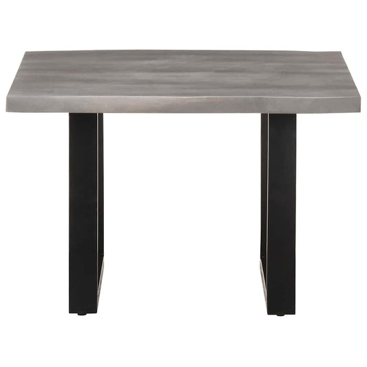 Coffee Table | Grey | Solid Acacia wood | 60x60x40 cm | Industrial