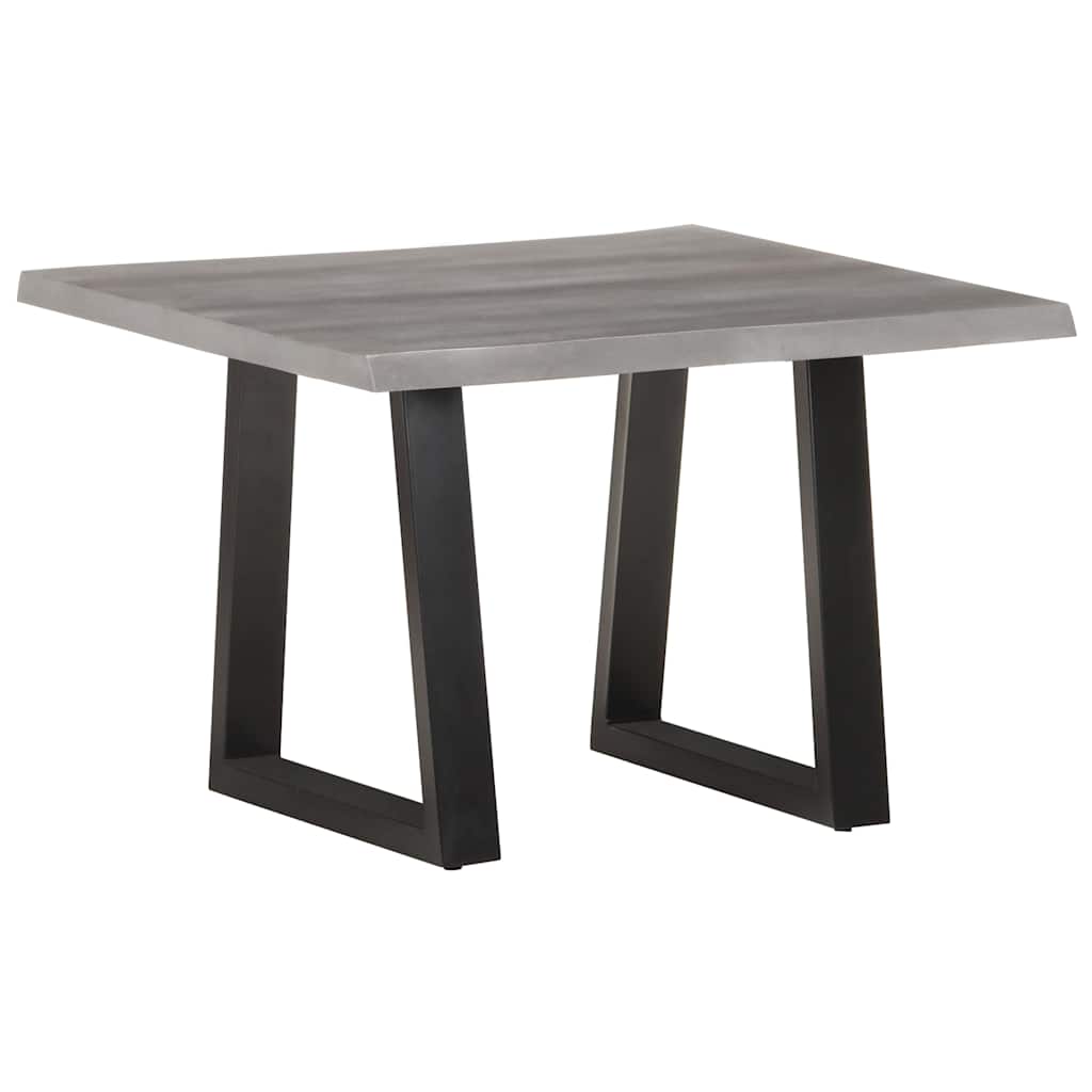 Coffee Table | Grey | Solid Acacia wood | 60x60x40 cm | Industrial