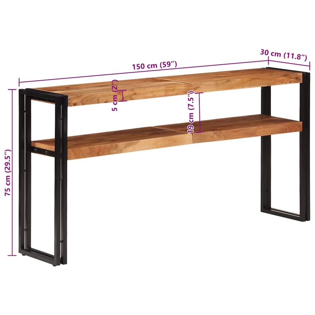 Console Table | Natural Acacia