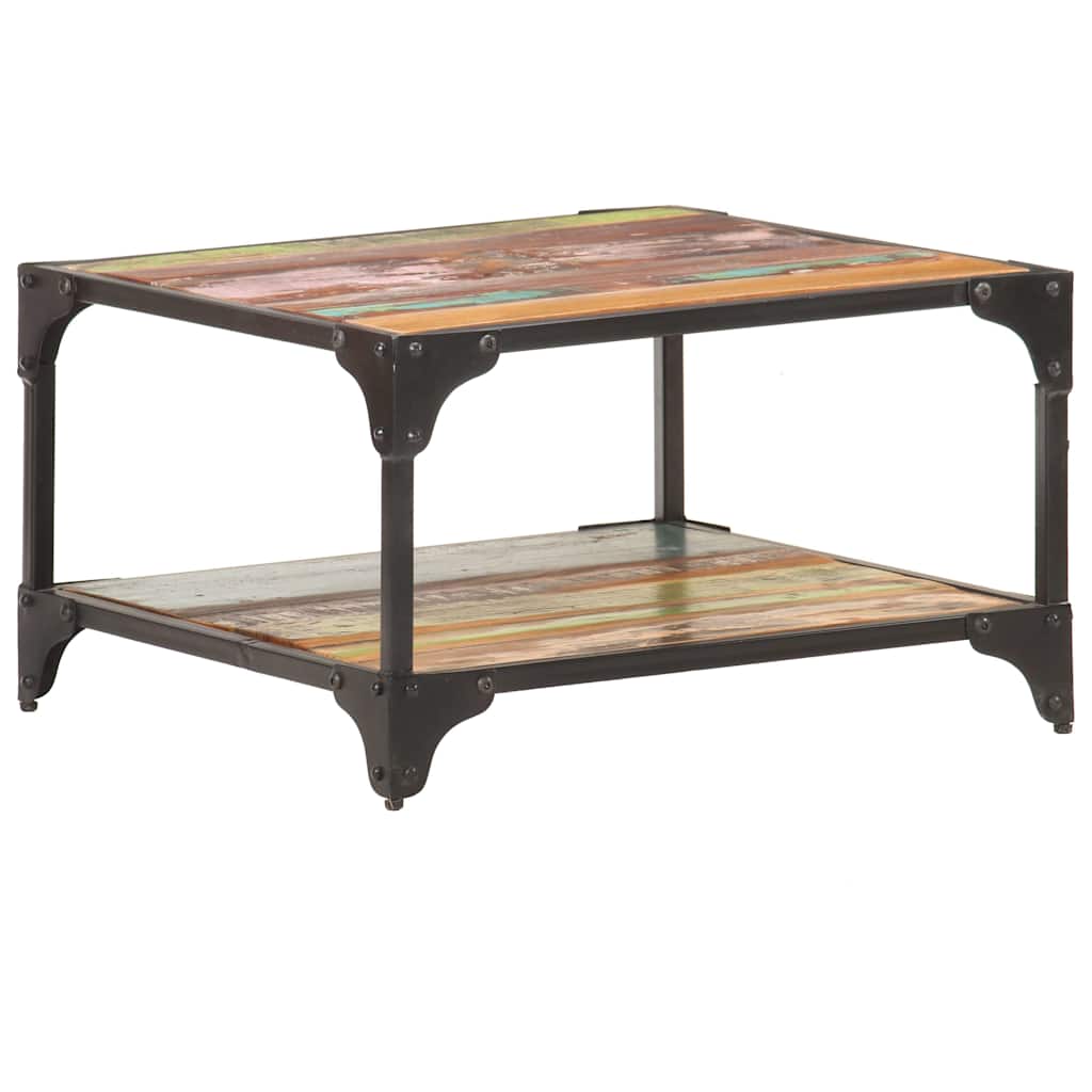 Coffee Table | Mixed colour | Solid reclaimed wood and iron | Medium